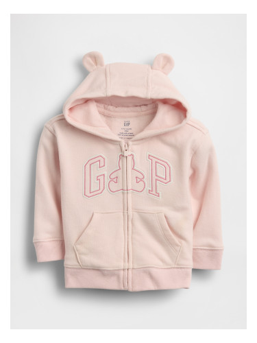 Детски суитшърт GAP с лого и качулка