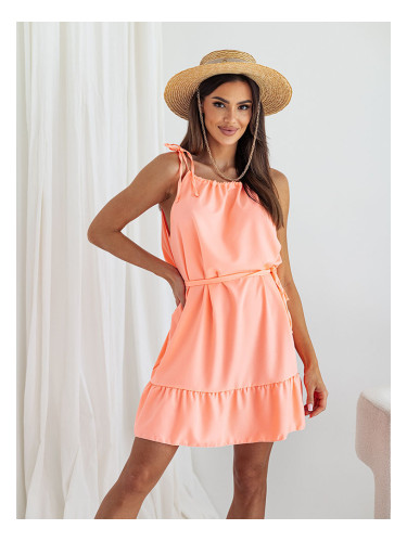 Дамска мини рокля с колан