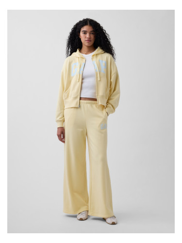 Дамски спортни панталони GAP с широки крачоли