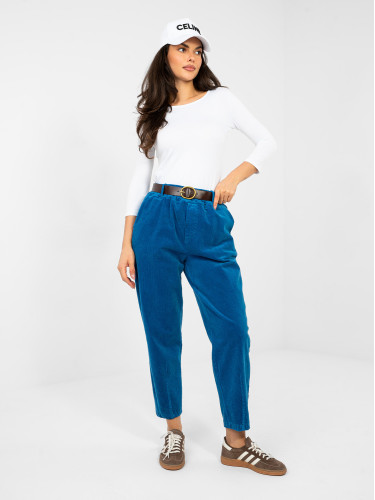 Сини едноцветни панталони