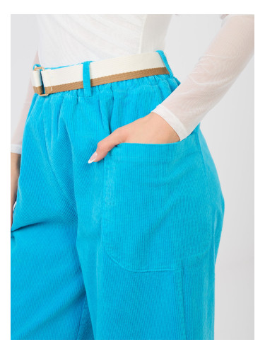 Сини кадифени панталони 7/8 RUE PARIS