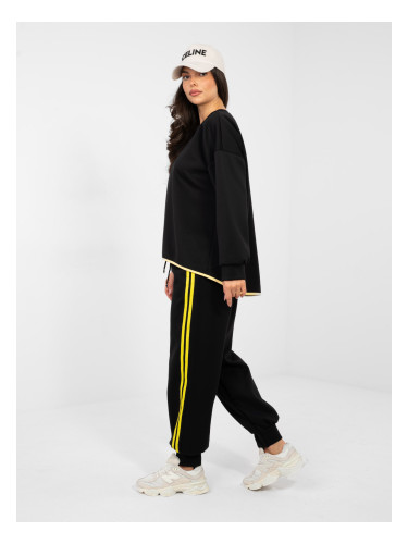 Черен комплект с райета