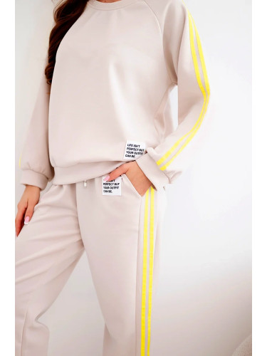 Дамски раиран анцуг Kesi Włoski