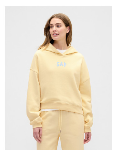 Къс суитшърт с лого на GAP