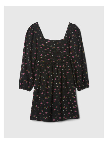 Рокля за момиче с флорален принт GAP