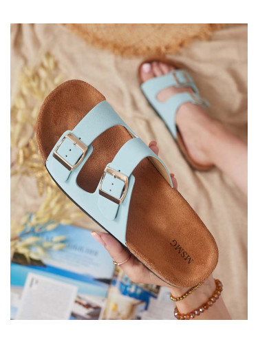 Дамски джапанки с декоративни катарами