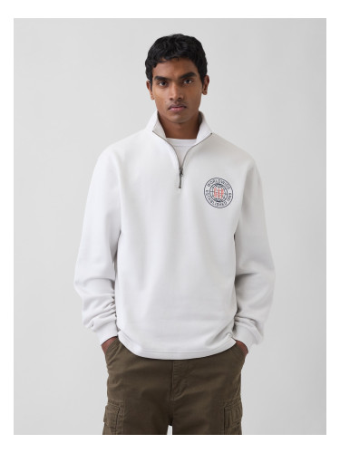 Мъжки суитшърт GAP с лого и цип