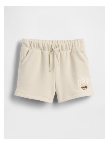 Детски шорти GAP с лого - за момичета