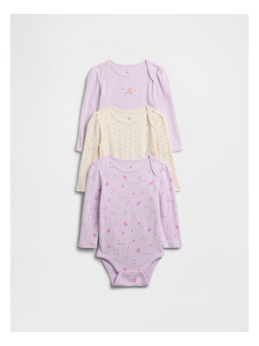 Детски боди GAP, 3 части - за момичета