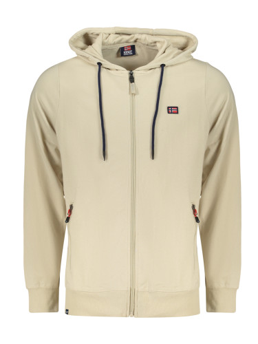 Бежов мъжки суитшърт с цип НОРВЕГИЯ 1963