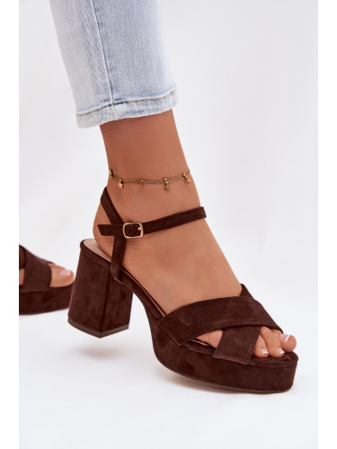 Дамски сандали на ток Janelia