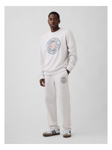 Мъжки спортни панталони GAP с лого и права кройка