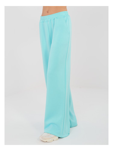 Ментови панталони със свободна кройка