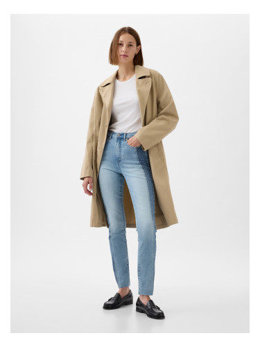 Винтидж слим дънки GAP с висока талия и пачуърк