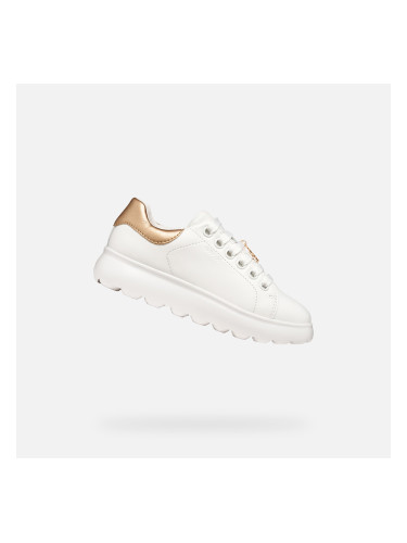 Бели кецове за момичета Geox Puffypop