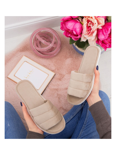 Дамски чехли Natural Style NS-141 бежови