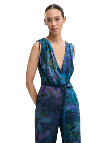 Дамски гащеризон Desigual с дълбоко деколте