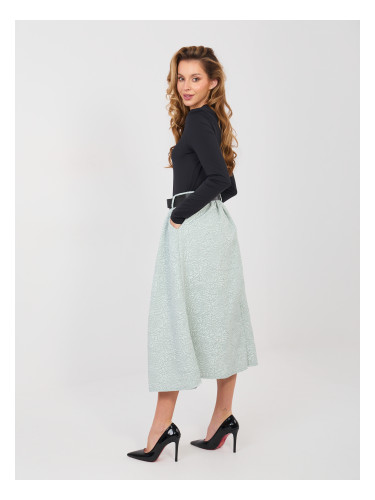 Миди пола в цвят мента