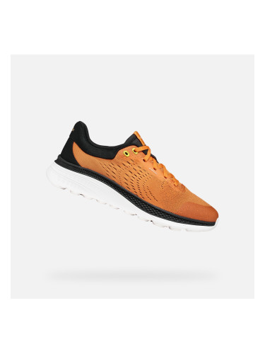 Мъжки оранжеви маратонки Geox Spherica Actif X1