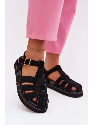 Дамски римски сандали с платформа