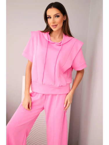 Дамски суитшърт и широки панталони Kesi Włoski