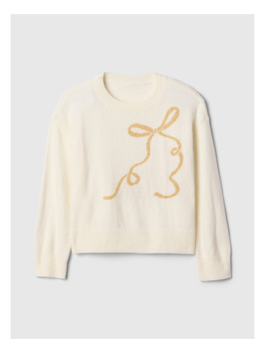 Пуловер GAP Baby CashSoft за момичета