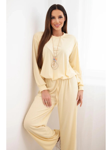 Дамски комплект от вискоза с висулка