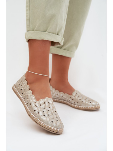 Дамски балеринки с флорален мотив