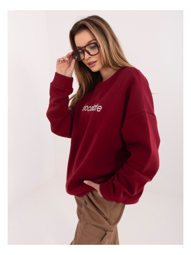 Бордово джърси суитчър RUE PARIS