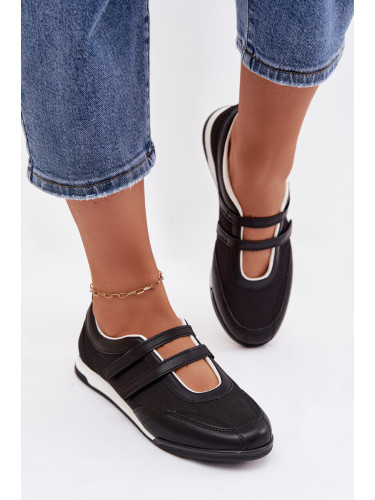 Черни спортни балерини Boto с презрамки