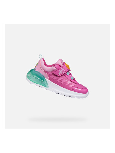 Розови момичешки светещи маратонки Geox Activart Illuminus