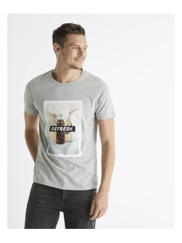 Celio Cotton T-shirt Berelax Refresh. - Men's