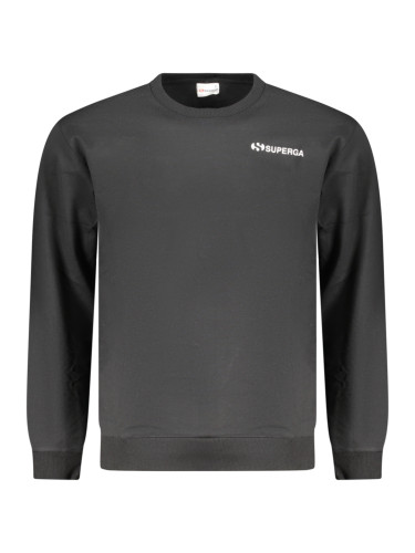 Черен мъжки суитшърт SUPERGA