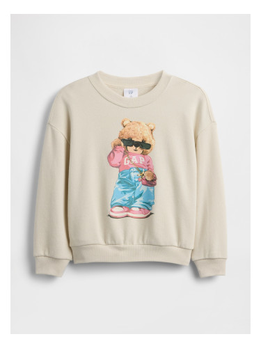 Момичешки суитшърт GAP с лого