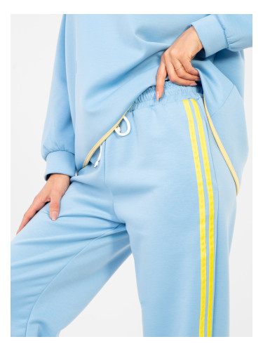 Комплект от две части в пастелно син цвят