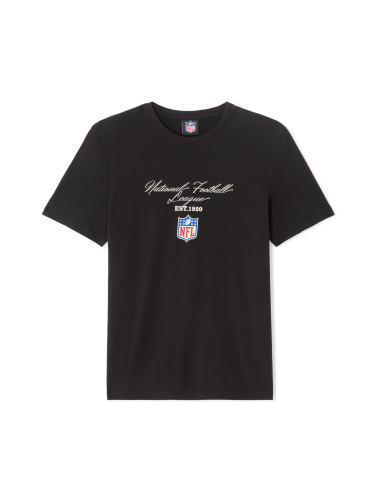 Мъжка черна тениска Celio NFL