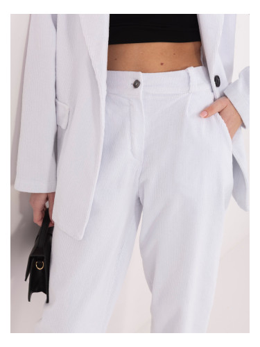 Бели панталони с шипове 7/8 RUE PARIS