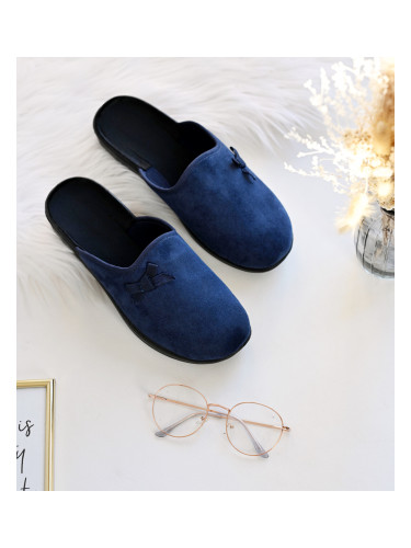 Дамски чехли Natural Style NS-710, тъмносиньо