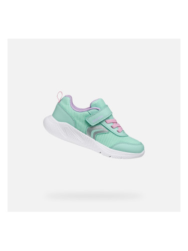 Тюркоазени момичешки маратонки Geox Sprintye