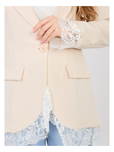 Елегантно светло бежово яке