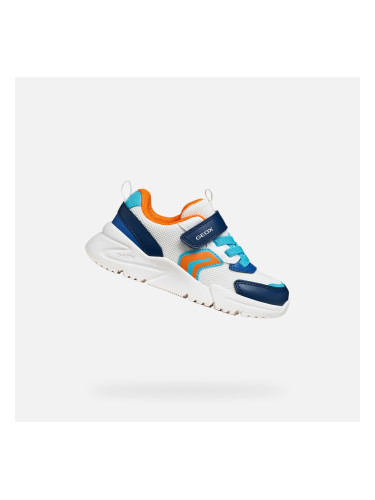 Бели кецове за момчета Geox Loftus