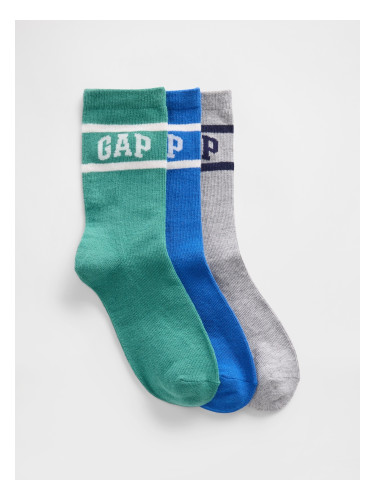Детски чорапи GAP с лого, 3 чифта
