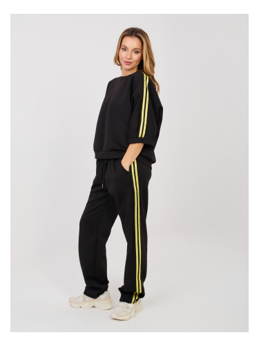 Черен комплект от две части