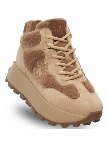 SOLO SOPRANI Снежни ботуши AUSTRALIA SUED FUR