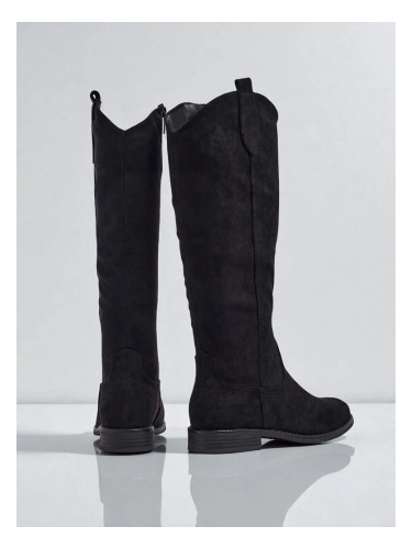 Дамски велурени боти на ток Zamerre