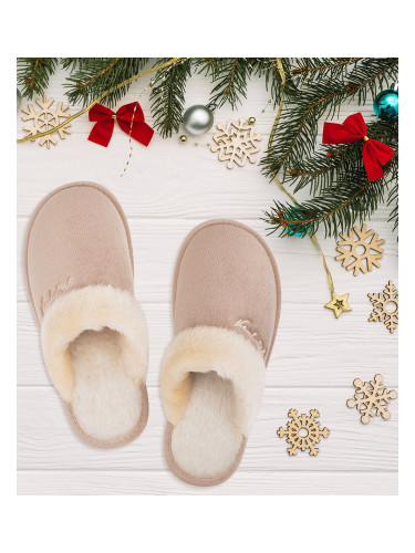 Дамски чехли Natural Style NS-080 Бежови