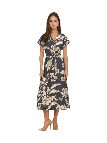 Флорална миди рокля на Жаклин Де Йонг