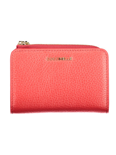 Дамски портфейл Coccinelle червен