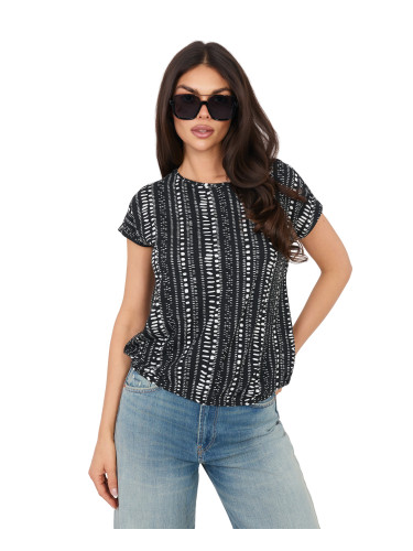 Черна тениска с щампа