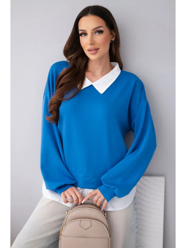 Дамски суитшърт Kesi с отделение за риза